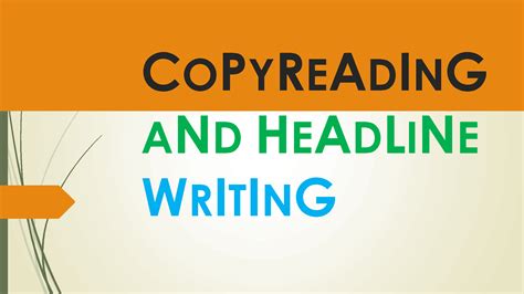 Read Copyreading Headline Writing Bryles Blogspot 
