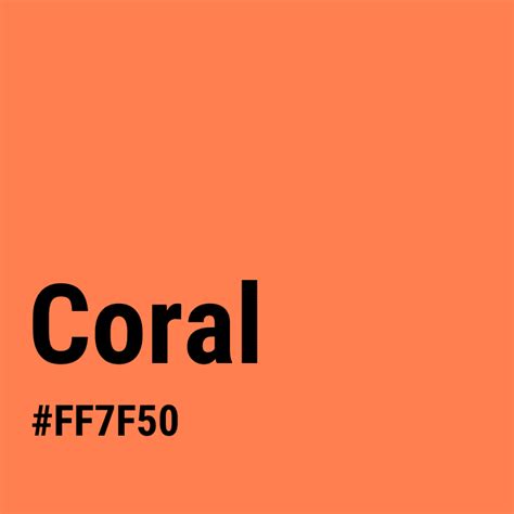 coral color hex code