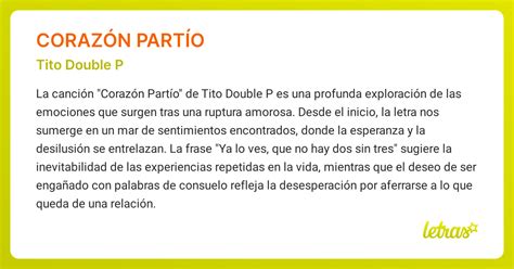 Corazon Partido Letra