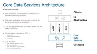 Core Data Services