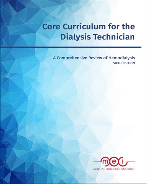 Download Core Curriculum Dialysis Technician 