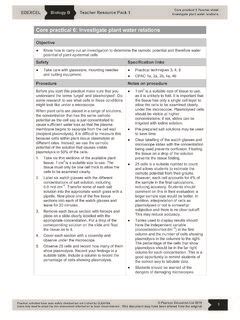 Read Online Core Practical 6 Investigate Plant Water Relations Edexcel 