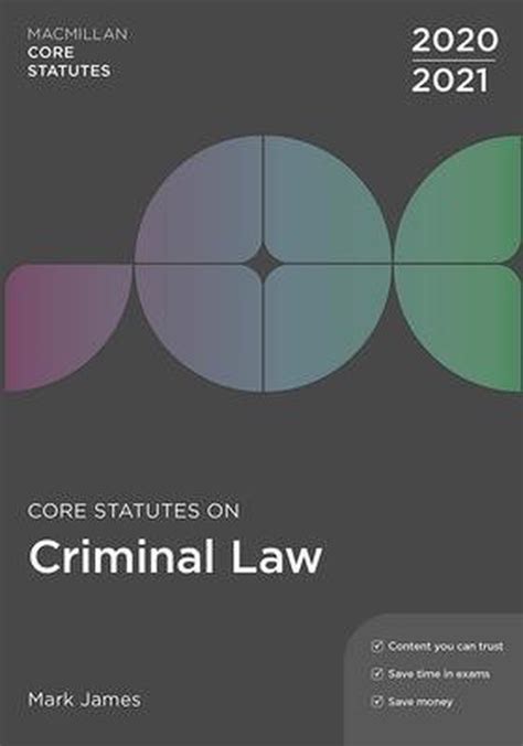 Download Core Statutes On Criminal Law 