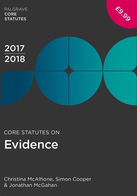 Read Core Statutes On Evidence 2017 18 Palgrave Core Statutes 