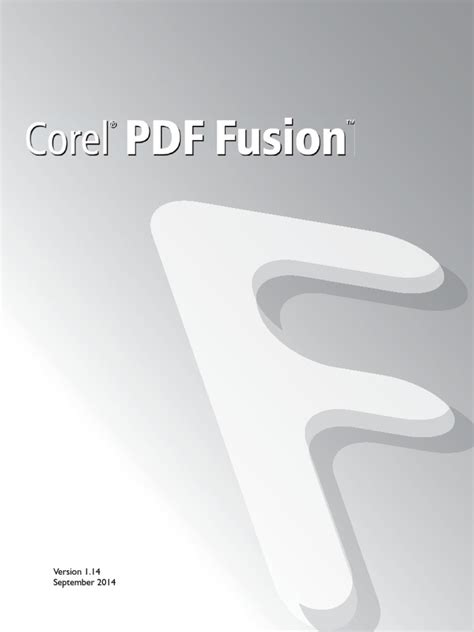 Download Corel Fusion User Guide 