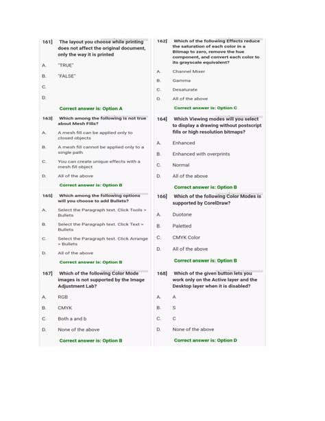 Coreldraw Question Paper With Answer
