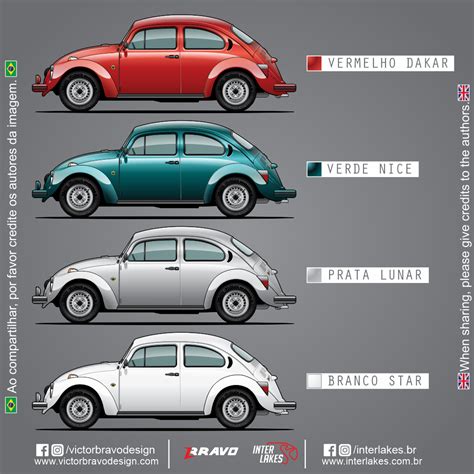 Cores Do Fusca