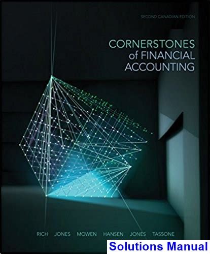 Read Online Cornerstones Of Financial Accounting 2Nd Edition 