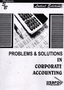 corporate accounting problems and solutions
