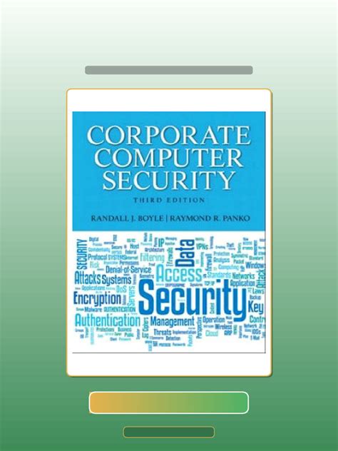 Corporate Computer Security 3rd Edition