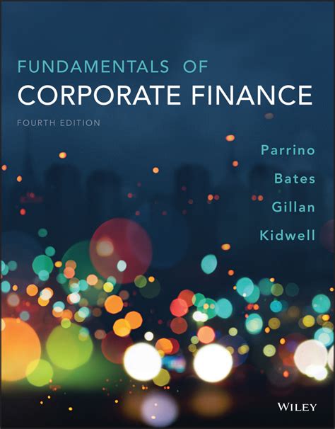 Corporate Finance 4th Edition