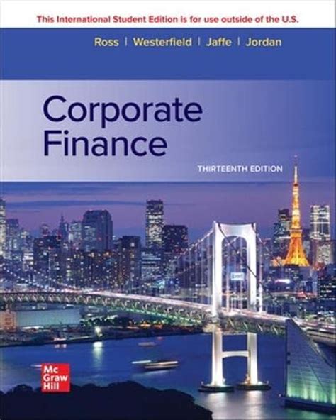 Corporate Finance Ross Westerfield Jaffe Solution Manual