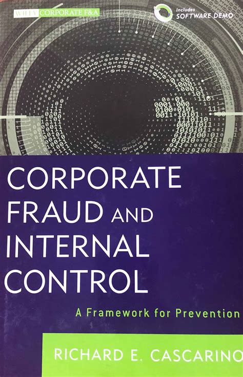 Corporate Fraud And Internal Control Workbook A Framework For Prevention