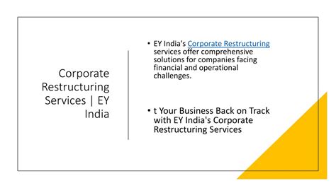 Corporate Restructuring In India A Case Study Of Reliance