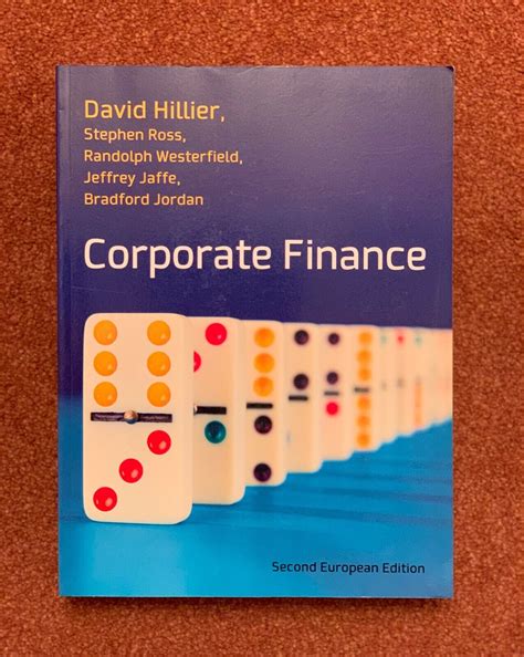 Read Online Corporate Finance European Edition By Hillier And Ross 