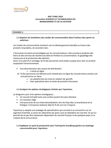 Correction Bac Management 2024