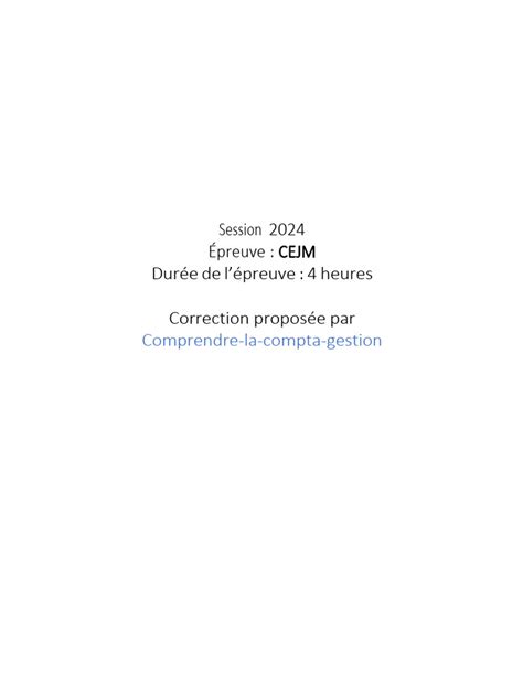 Correction Cejm 2024