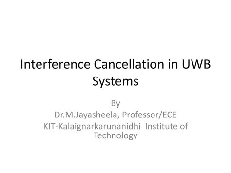 Read Online Correlated Interference Cancellation For Ir Uwb Springer 