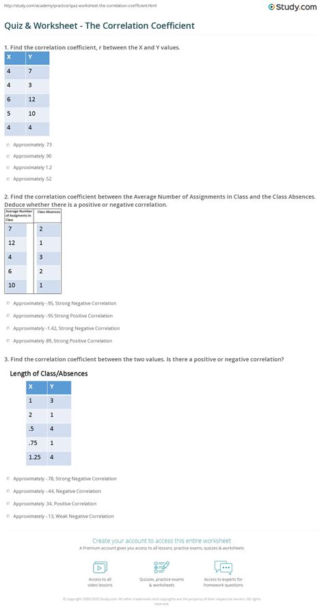 Correlation Worksheet With Answers   Solution Spss Section Correlation Regression Worksheet - Correlation Worksheet With Answers