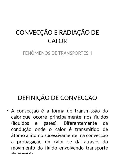 Corrente De Convecção