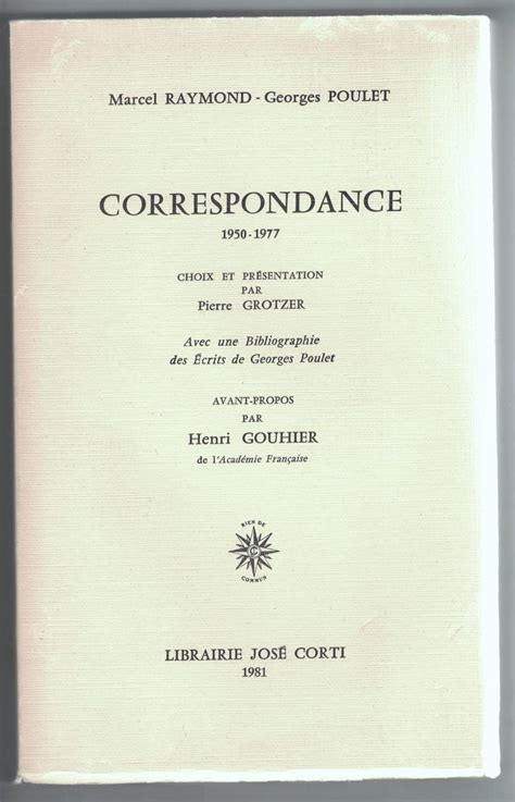 Correspondance 1950 1977