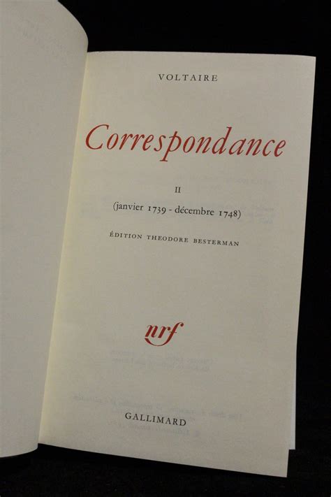 Correspondance Ii