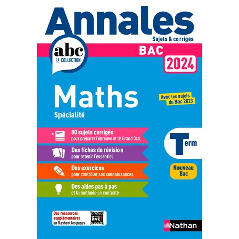 Corrigé Bac Maths 2024