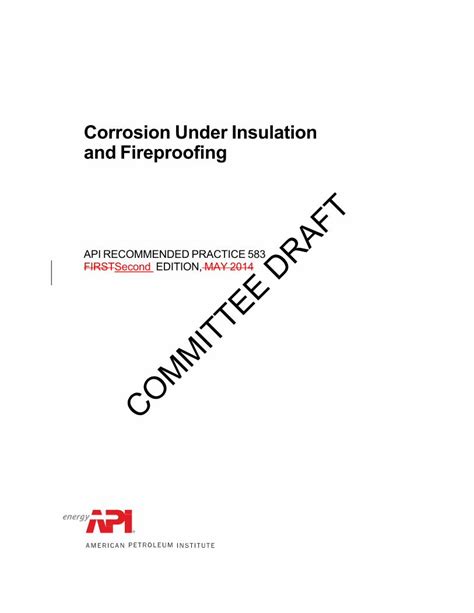 Full Download Corrosion Under Insulation And Fireproofing Api Ballots 
