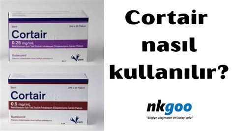 cortair 025 nasıl kullanılır