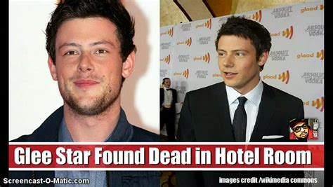 cory monteith cause of death