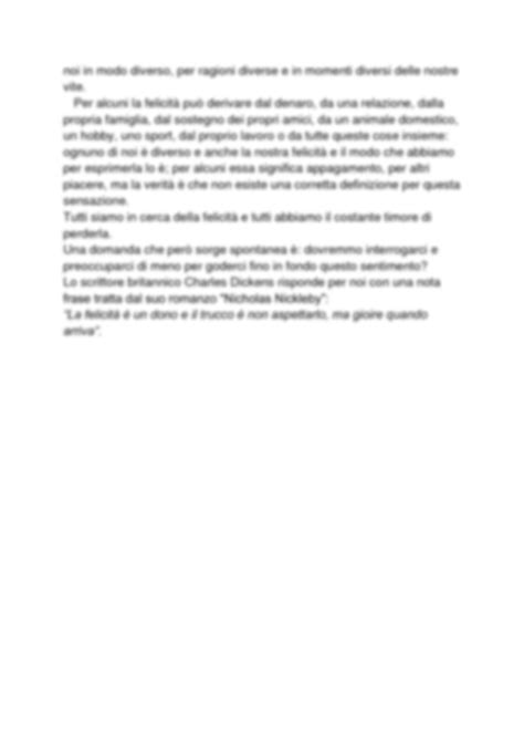 Cos'è La Felicità