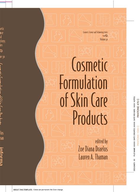 Read Online Cosmetic Formulation Of Skin Care Products 30 Cosmetic Science And Technology 
