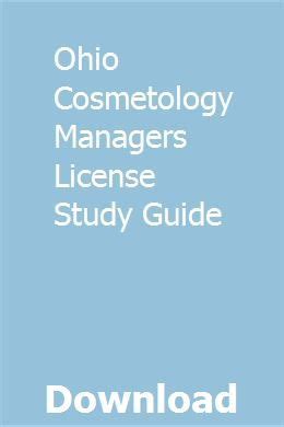 Read Cosmetology Managers Practice Test For Ohio 