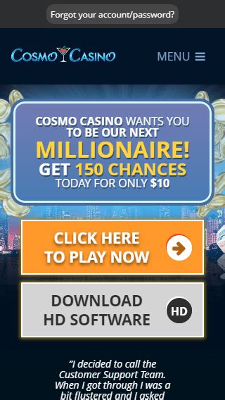 cosmo casino mobile apir