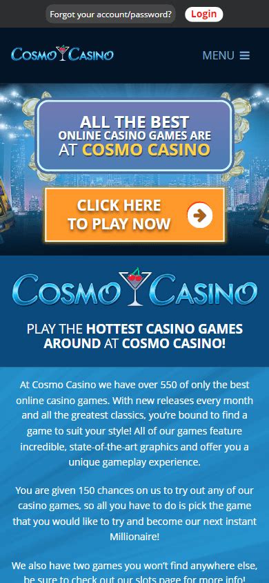 cosmo casino mobile erfahrungen belgium