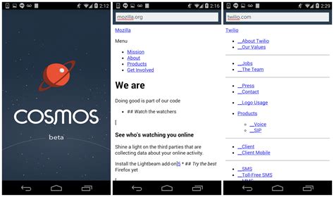 cosmos browser android apk