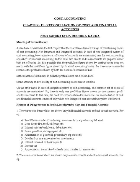Cost Accounting Chapter 11 Solutions