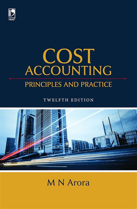 Cost Accounting Principles And Practice 8th Edition