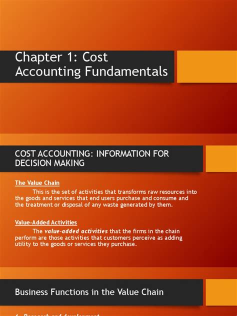 Full Download Cost Accounting Chapter 1 Solutions 