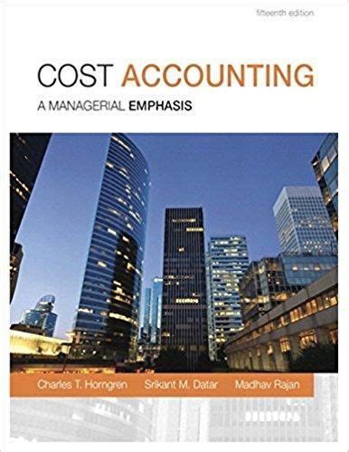 Full Download Cost Accounting Garrison 13Th Edition 