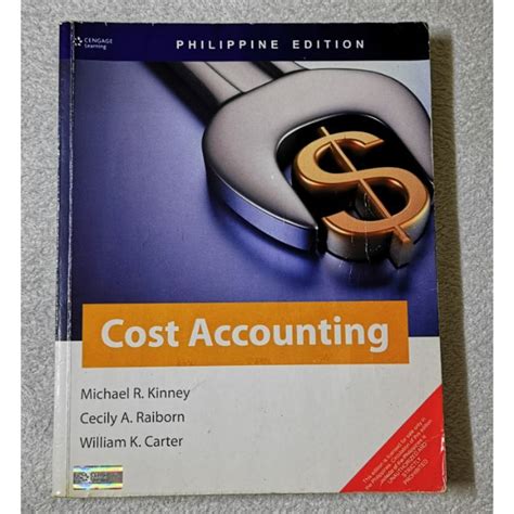 Read Online Cost Accounting Kinney Raiborn Philippine Edition 