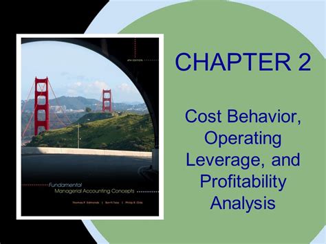 Read Online Cost Behavior Operating Leverage And Profitability Analysis 