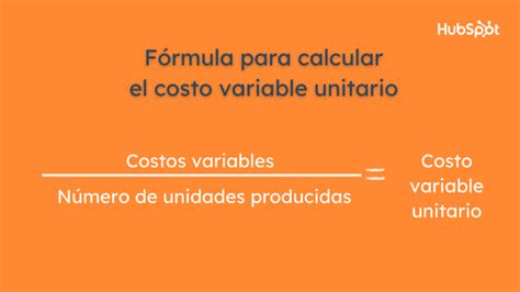 Costo Variable Unitario