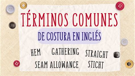 Costuras Em Ingles