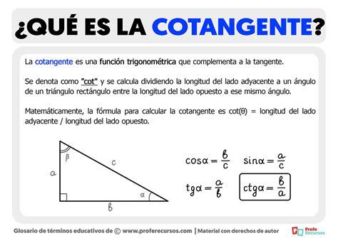 cotangente