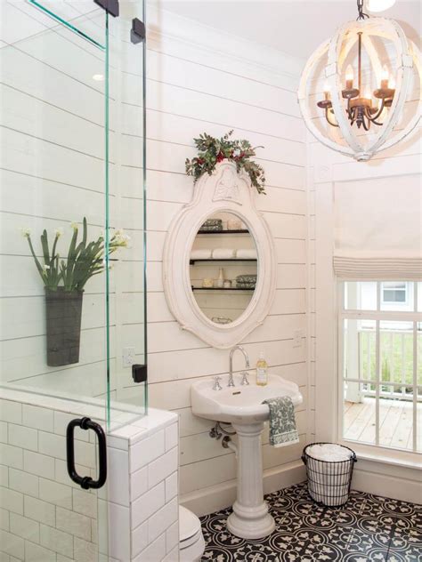 Cottage Style Mirrors Bathrooms
