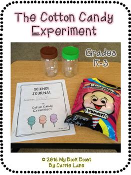Cotton Candy Experiment By My Book Boost Tpt Cotton Candy Science Experiment - Cotton Candy Science Experiment