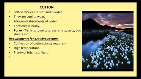 Cotton Fabric An Overview Sciencedirect Topics Science Cotton Fabric - Science Cotton Fabric