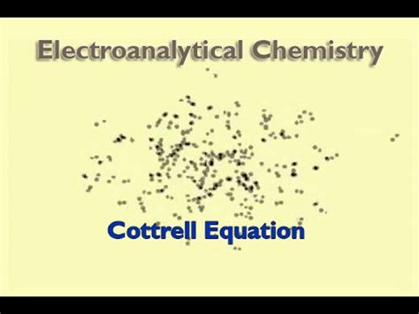 Cottrell Equation Ionic