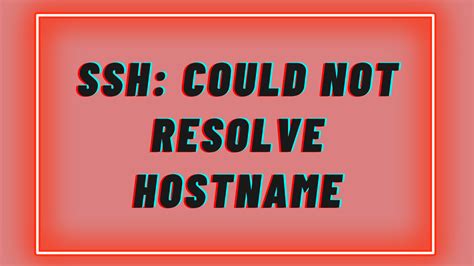 Image related to could-not-resolve-hostname